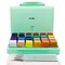 HIMI Gouache Paint Set, 24 Colors x 30ml/1oz with 3 Brushes &#x26; a Palette, Unique Jelly Cup Design, Non-Toxic, Guache Paint for Canvas Watercolor Paper - Perfect for Beginners, Students, Artists(Green)
